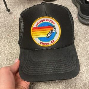 never worn aviator nation trucker hat